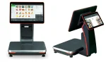 Balanza TPV HIOPOS TS20 Android con impresora y doble pantalla — imagen 1